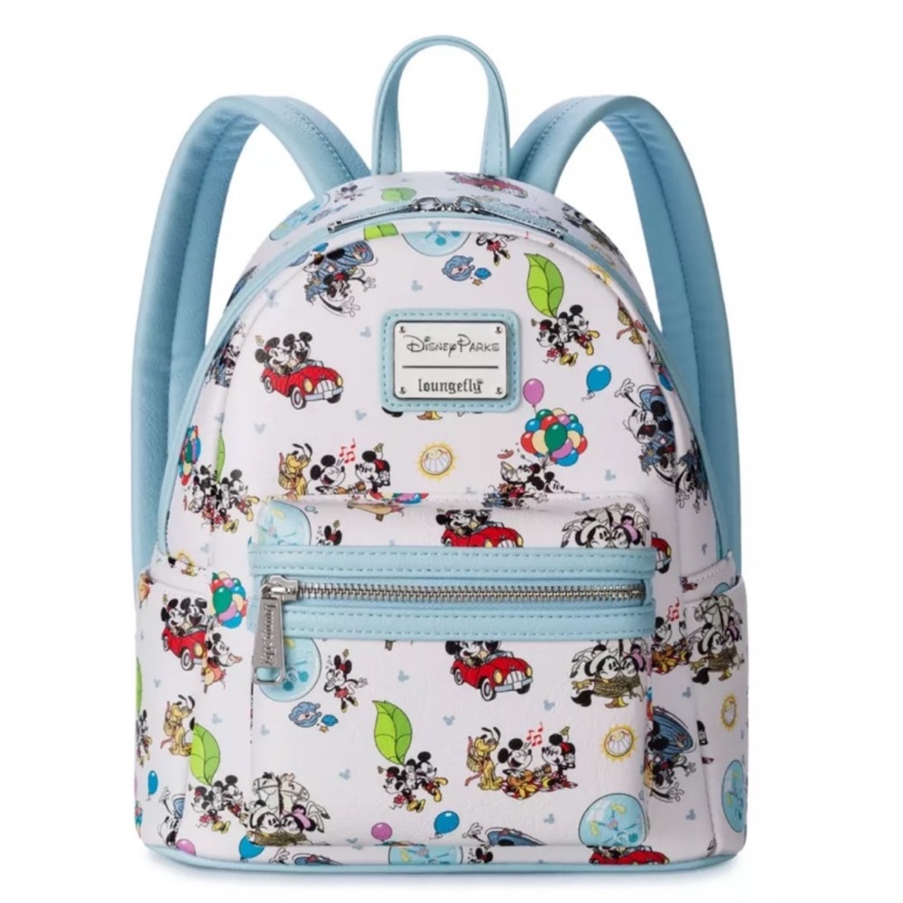 Loungefly Mickey & Minnie runaway railway backpack. New without tags
